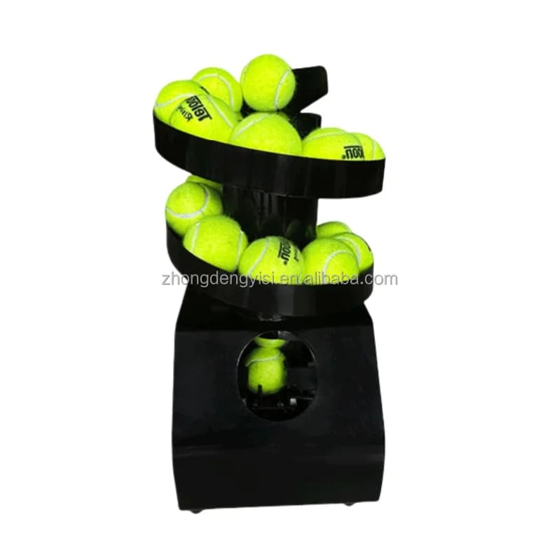 Multi Ball Tennis Serving & Receiving Training Machine For Single Person Practice