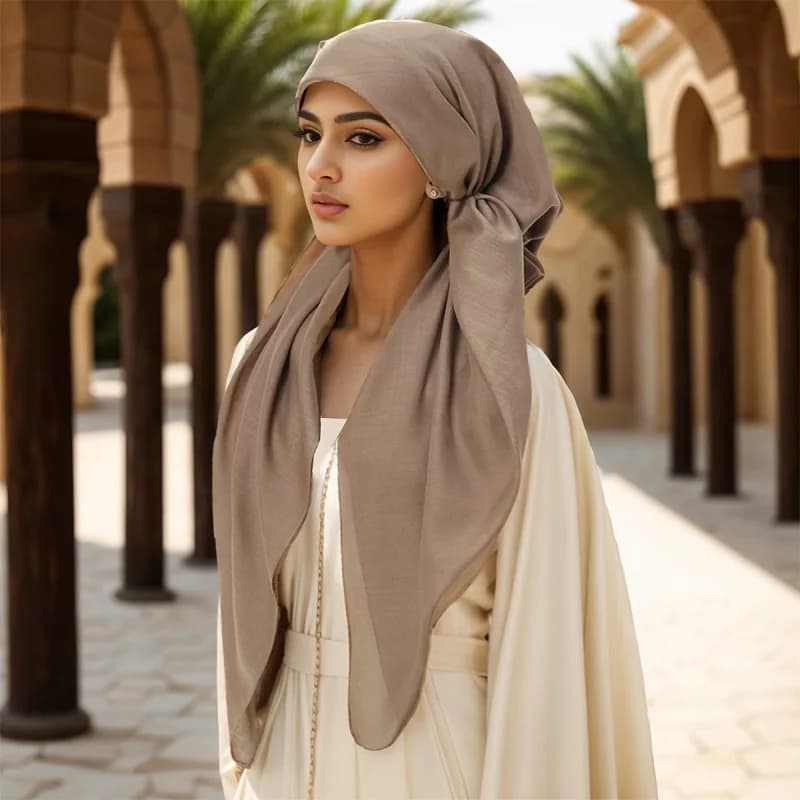 Commercio all'ingrosso Cotone Istantaneo Musulmano Hijab Involucro Interno Undercap Triangolo Sciarpa Hijab Pianura Turbante Islamico Cofano Morbido Fascia Cappello
