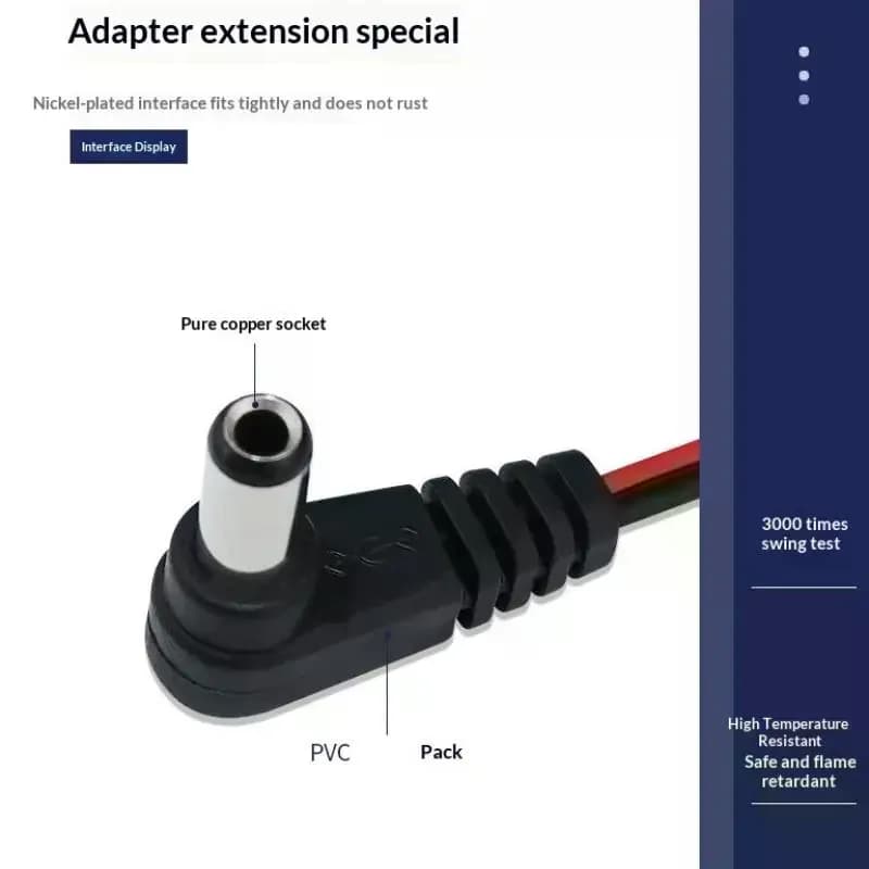 1 pz DC5525 cavo audio AUX a VH3.96 terminale 2P 2 core cavo audio stereo amplificatore linea estesa