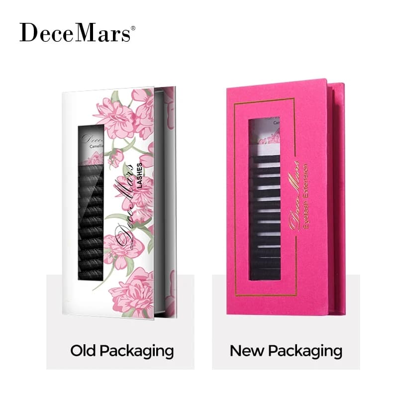 DeceMars 1'S Blossom Camellia Lashes Ventaglio per extension ciglia con fioritura automatica