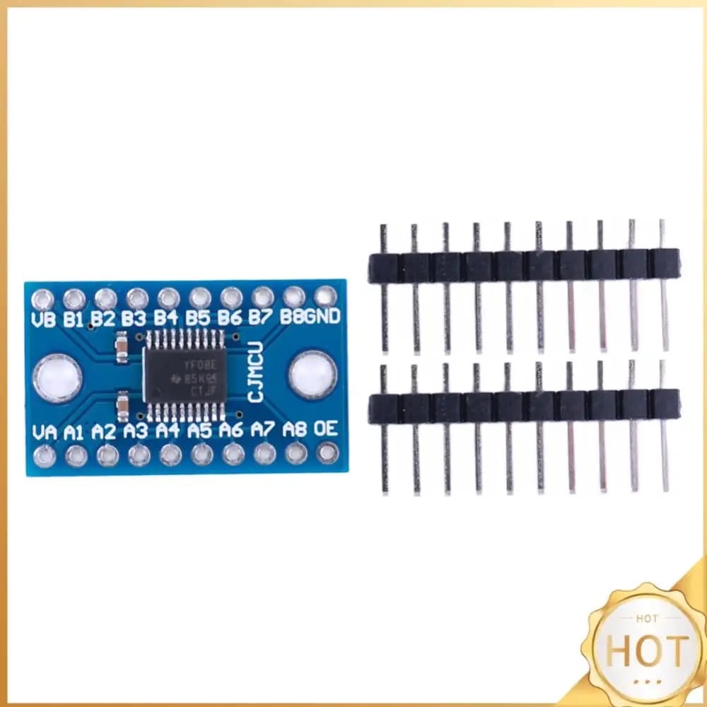 TXS0108E TTL Bi-directional Mutual Converter 3.3V 5V 8 Channel Logic Level Switching Shifter High Speed for Raspberry Pi