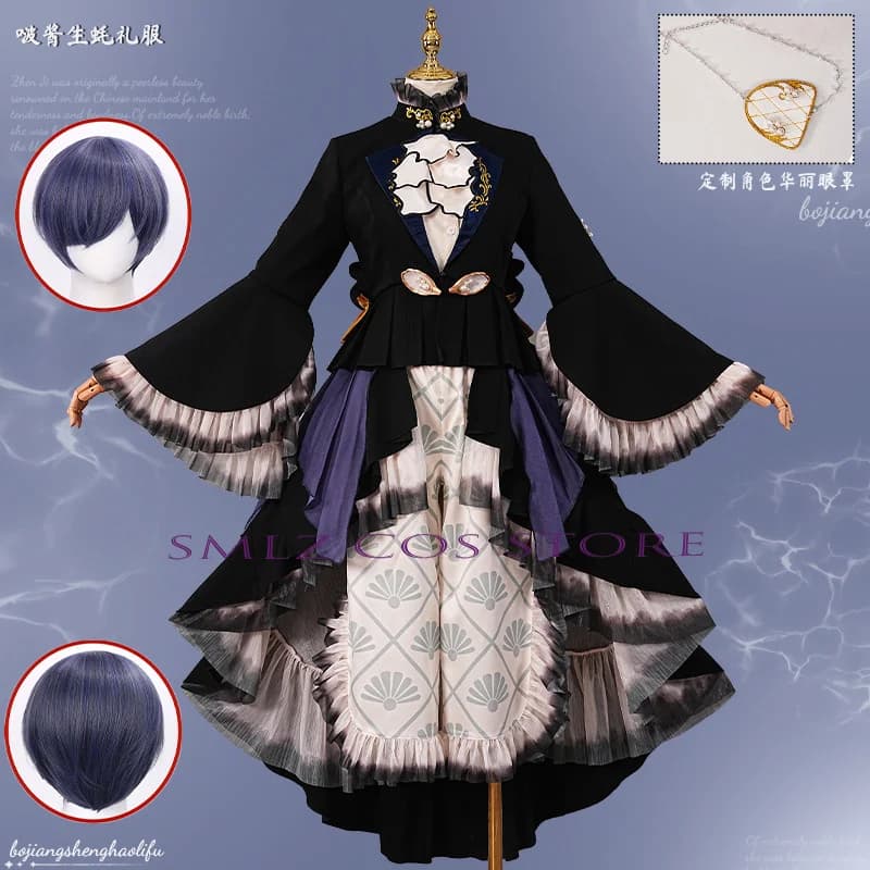 Oyster Ciel Cosplay Anime Black Butler Phantomhive Costume Luxury Gothic Style Uniform Suit Halloween Party Role Play Outfit