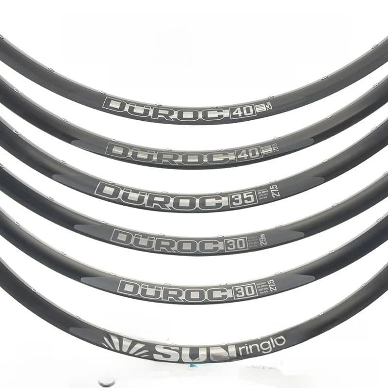 Ruota per Mountain Bike Sunringle DUROC 29 Pollici, Cerchio 27.5 Compatibile con Misure 30, 35, 40, in Lega di Alluminio, Tipo Tradizionale, Componenti per Biciclette