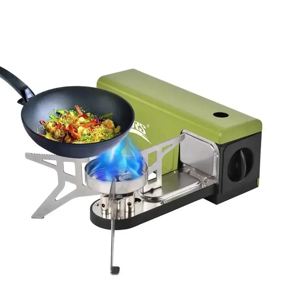 BRS-97 Folding Panel for Exterior, Portable, 3800W, for Camping, Picnic, Barbecue, Windproof, with Hot Pot Function