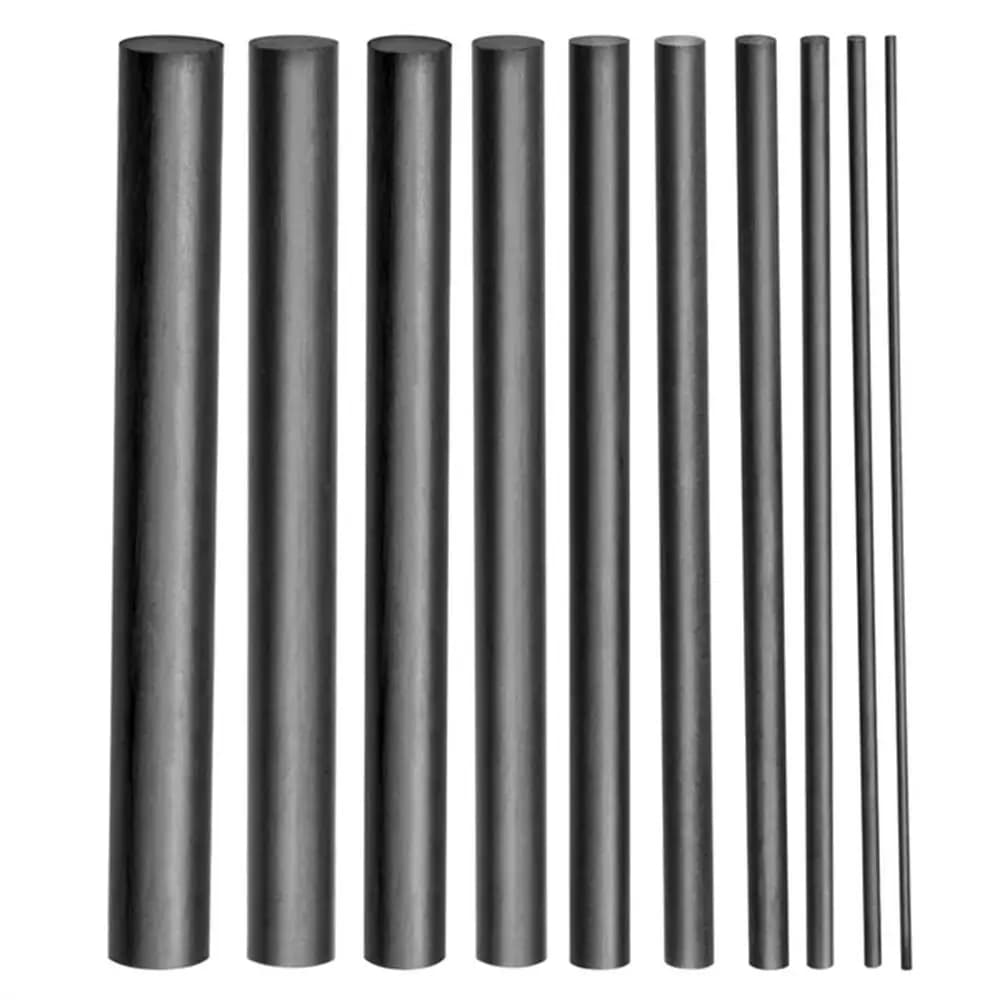 High Strength Carbon Fiber Sticks Wrapping Thread Reinforcement Rod Fishing Rod Repair Kit 1mm~10mm Solid
