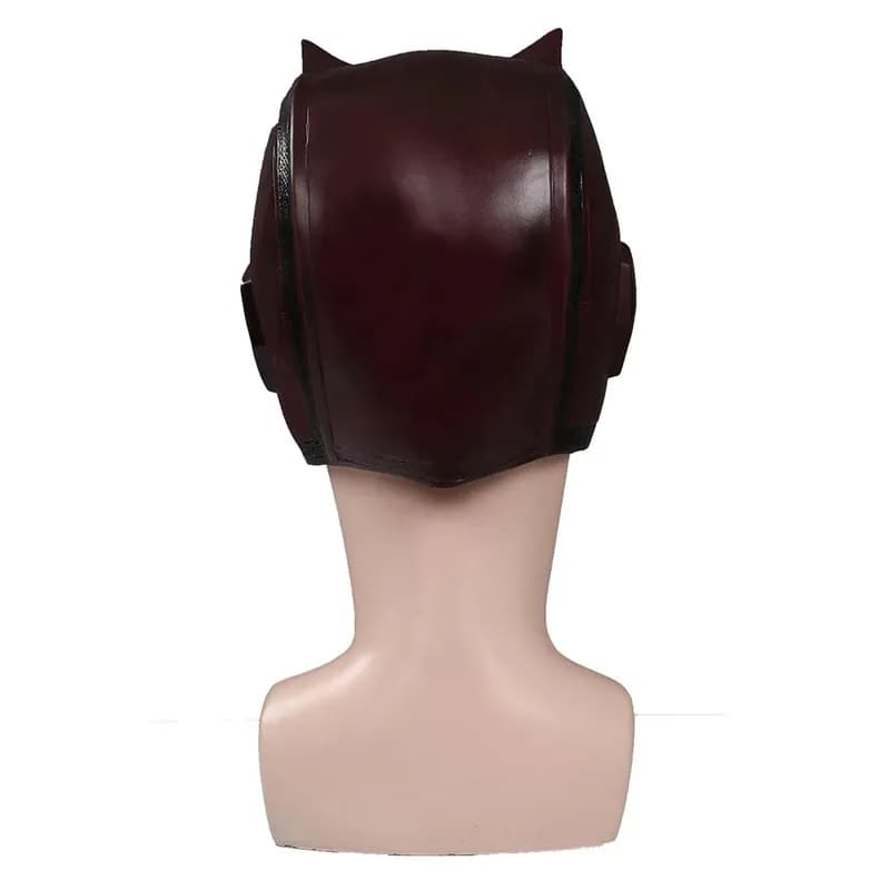qa156Matt Murdock Superhero Mask Dare Cosplay Devil Costume Accessories Dark Red Halloween Masquerade Full Disgument Helmet