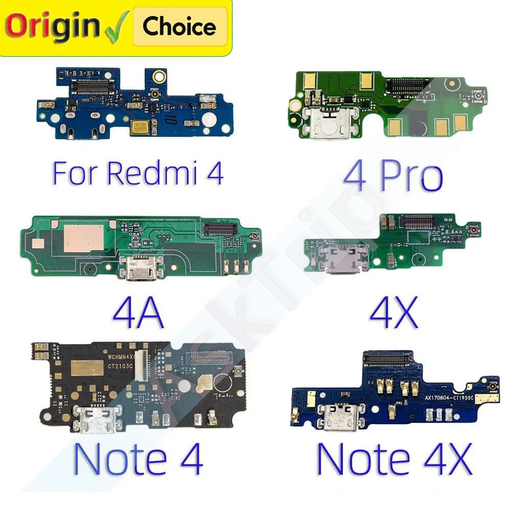 Dock inferiore Caricatore USB Scheda micro Connettore di ricarica Porta Cavo flessibile per Xiaomi Redmi Note 4 4A 4x Pro Prime GloBal