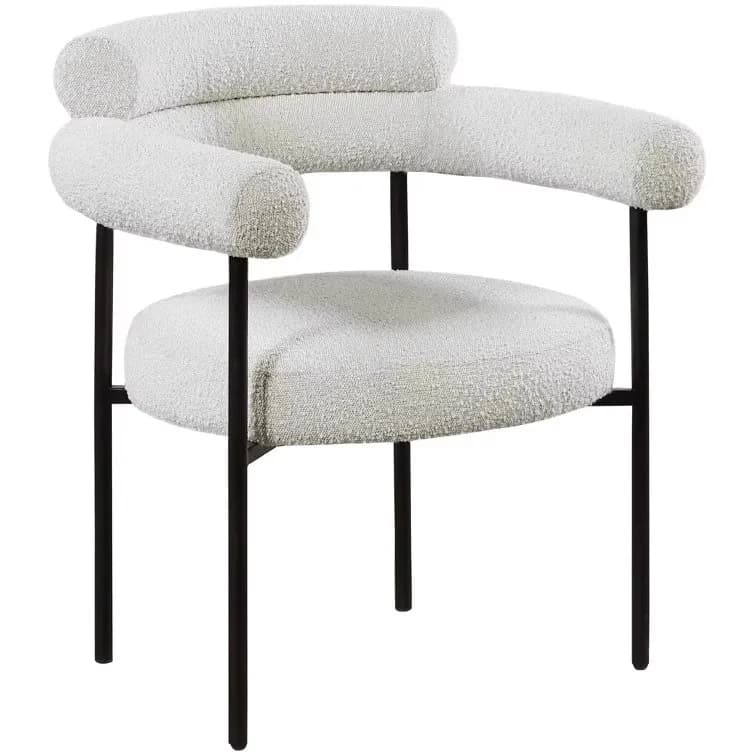 xx-Designer High-End Modern Metal Dining Chair with Back Cushion-Villa Comfort 2024 New Model*