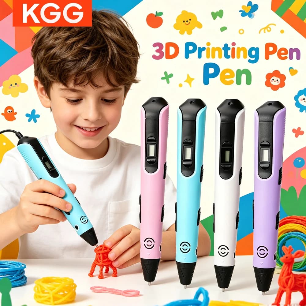 Children DIY Three-Dimensional Graffiti Pen USB Powered 3D Drawing Pen Includes 9M PLA Filament Ideal Birthday Christmas Gift