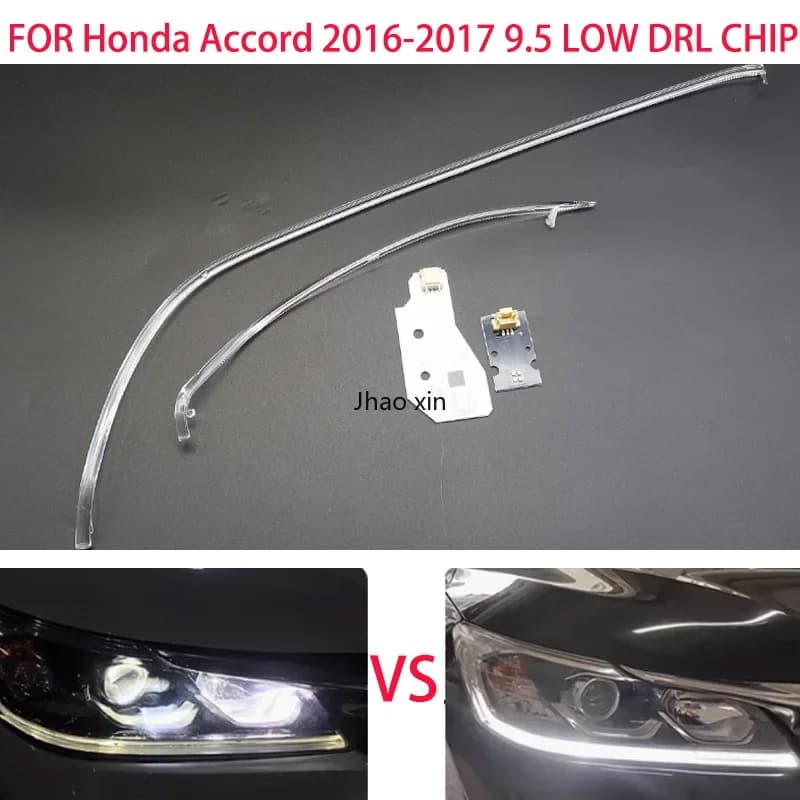 PER Honda Accord 9.5 2016-2017 BASSO Fari Auto DRL Strisce Luminose Angel Eyes Chip Zavorra Modulo Illuminazione Parti di Riparazione