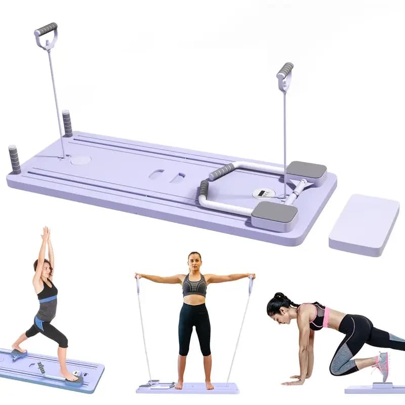 Multifunctional table for fitness training sets folding table for Pilates repairer