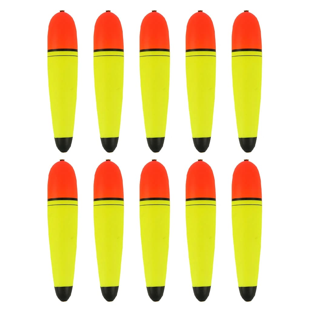 10X Pesca Bobber Esca Esca Lavorazione Dimensioni compatte Attrezzatura sportiva in mare 10g