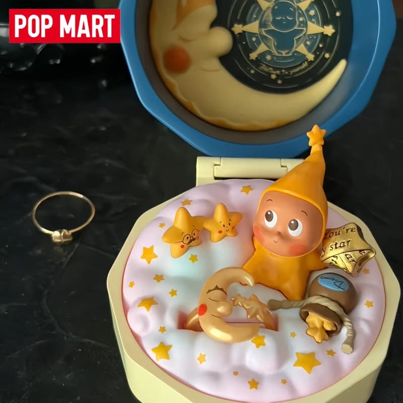2026 New POP MART Romantic Ring Box Series 4 Scene Sets Blind Box Toys Kawaii Anime Action Figure Surprise Mystery Box Doll Gift