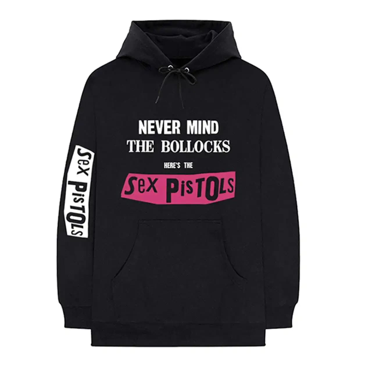 Felpa con Cappuccio a Maniche Lunghe Pop SEX PISTOLS Punk Rock Stile Vintage in Pile