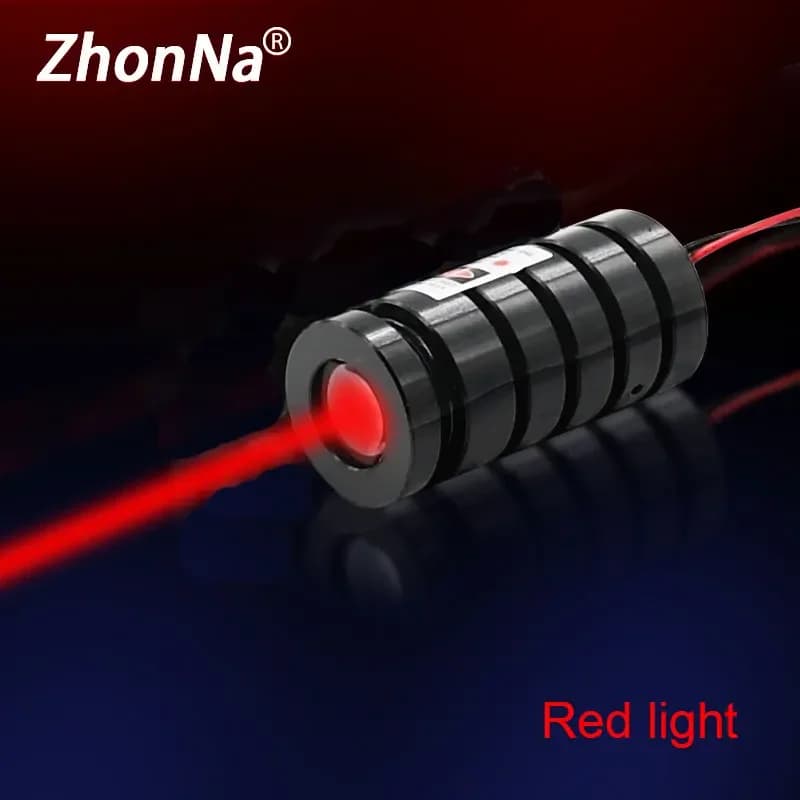 Modulo Laser Verde a Fascio Largo 100mW, Illuminazione Professionale per DJ, Discoteche, Feste, Spettacoli, Palcoscenici, KTV, Bar, Luci RGB, Tre Opzioni di Stile, DC12V