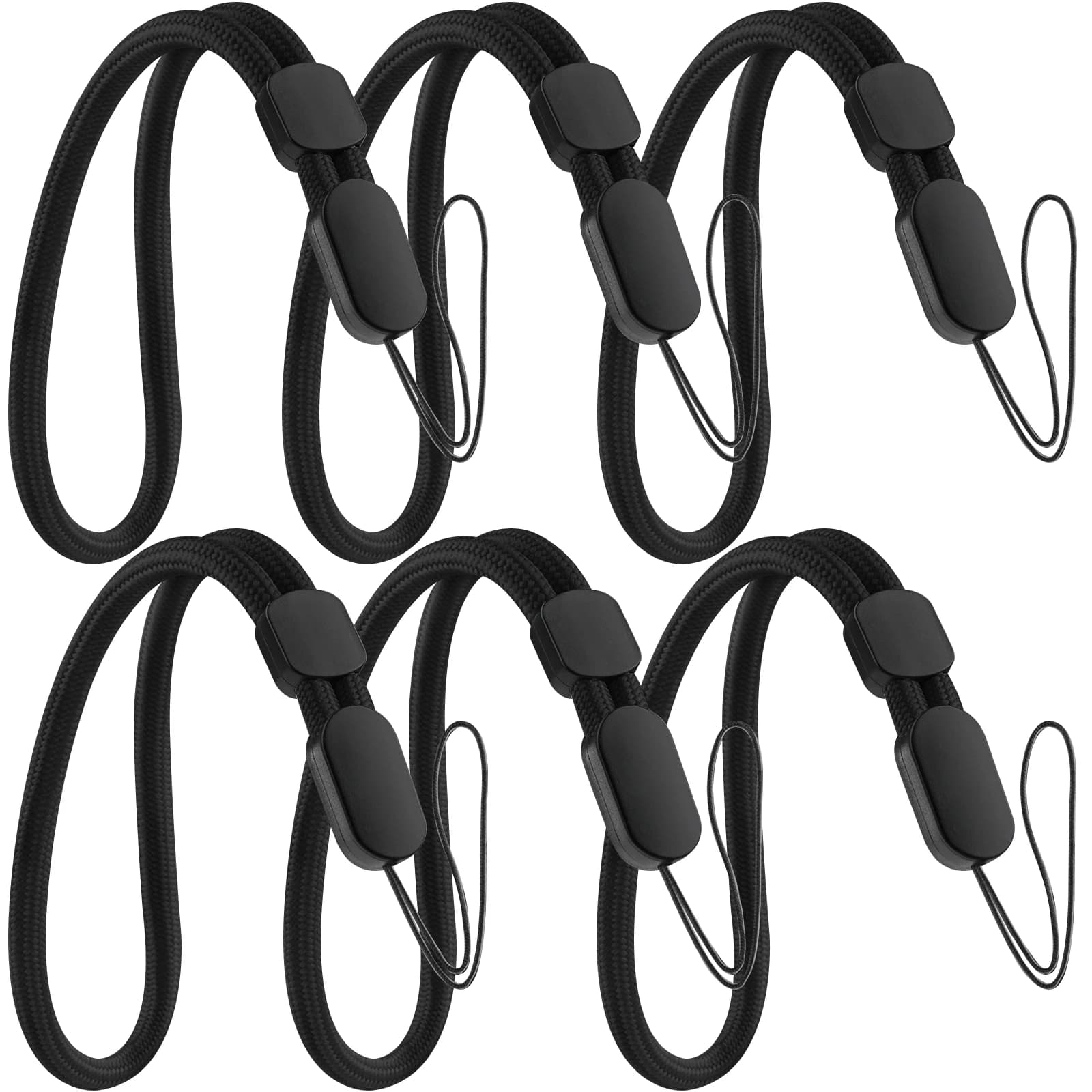 6Pcs/lot Hand Wrist Strap Lanyard Nylon Wristlet Straps For Cell Phone Case Holder Camera Key GoPro Wrist Band Lanyard