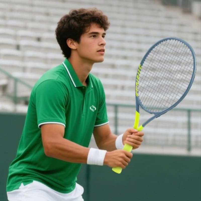 Racchette da Tennis Professionali Durevoli, Racchette da Allenamento Stabili e Leggere in Carbonio e Alluminio per Sport