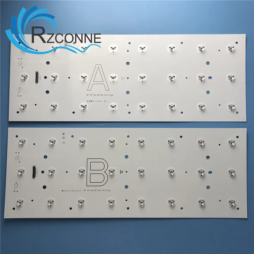 Striscia LED retroilluminata per 98" V14 Slim DRT Rev0.5 A-Type B-Type