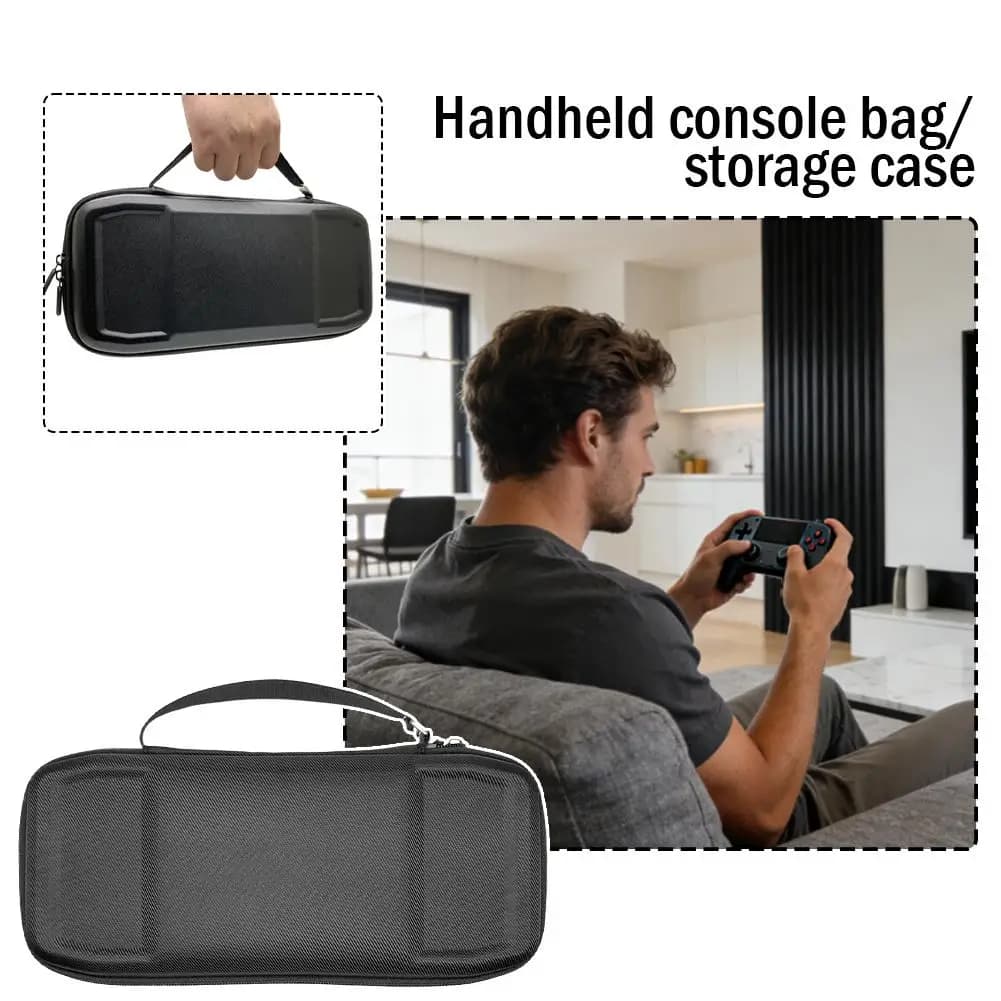 Borsa per Console Portatile Legion Go S - Custodia Rigida Portatile in EVA con Cinghia da Polso, Antiurto e Protettiva per Accessori di Gioco