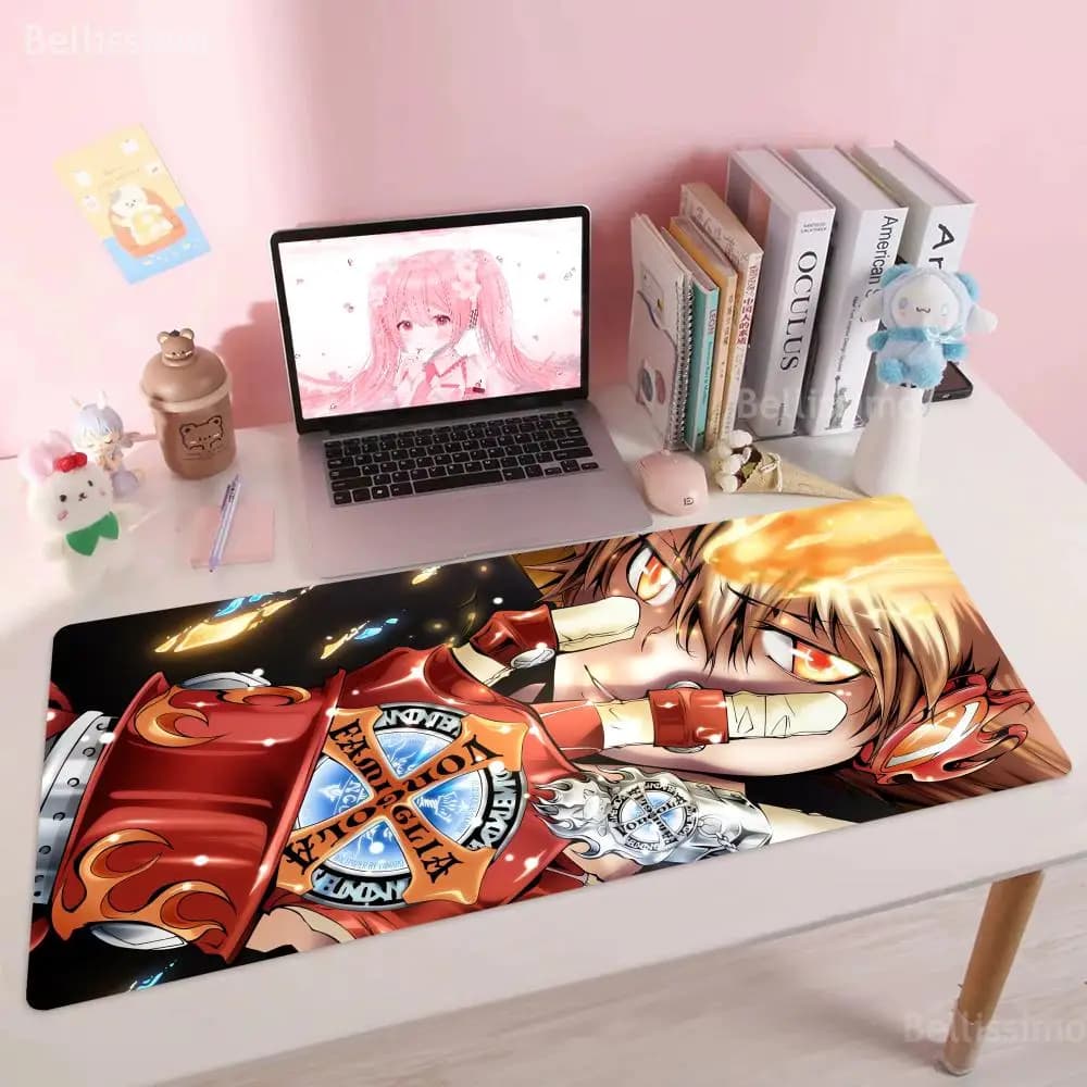 H_hitman REBORN Mouse Pad accessori da scrivania da gioco tappetino per Mouse in gomma accessori per uffici Esports tastiera per Computer Pad Mouse da gioco