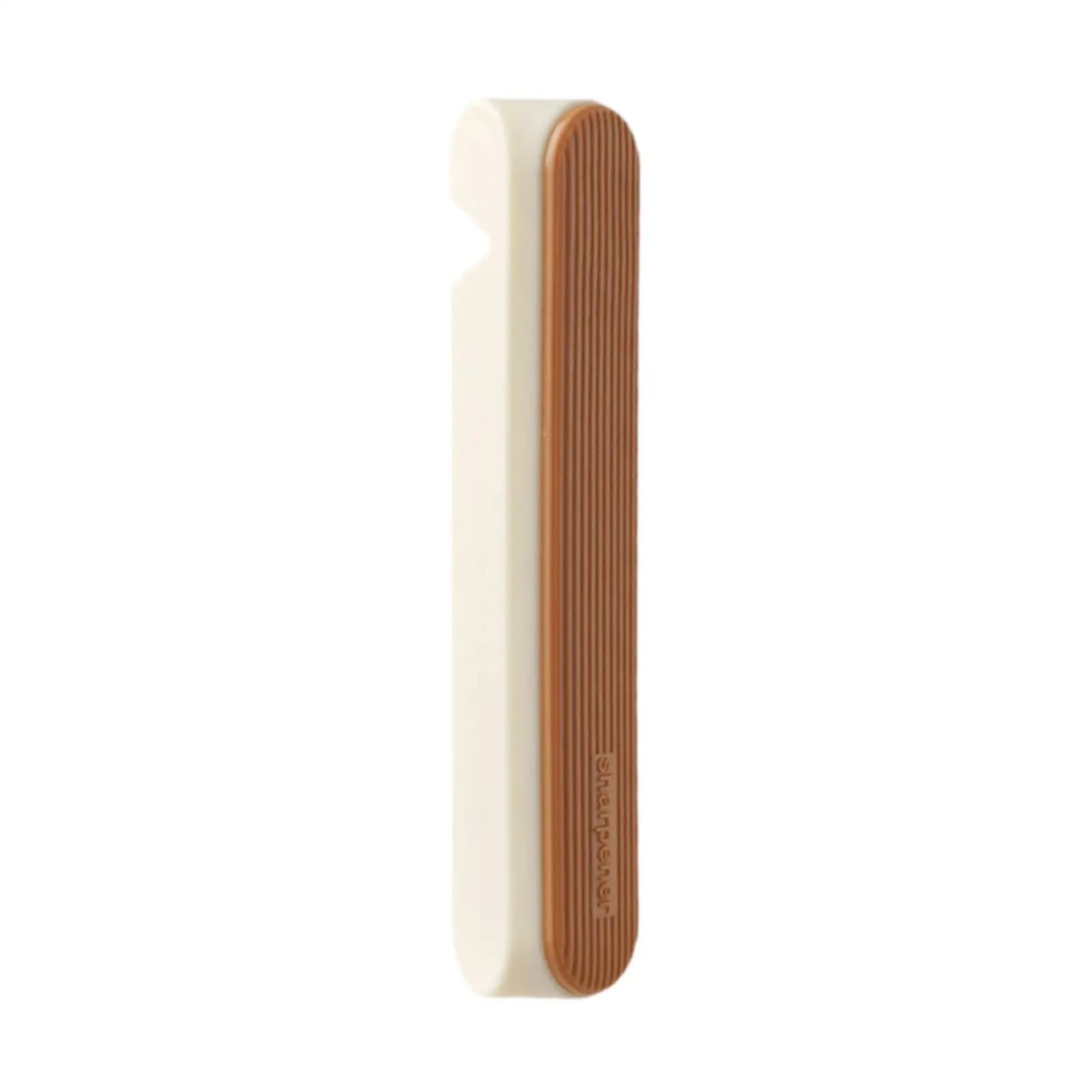 Copri coltello, protezione per le mani, utensili da cucina con affilatore, ergonomico, leggero, antiscivolo, riutilizzabile, per uso domestico, portatile, per cucinare