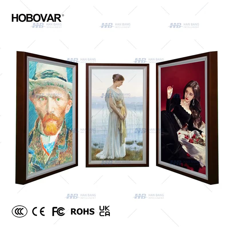 Cornice Digitale Smart da 21,5 Pollici con Schermo Touch LCD HD IPS, Wi-Fi, NFT Art Cloud Video e Display per Album Fotografici