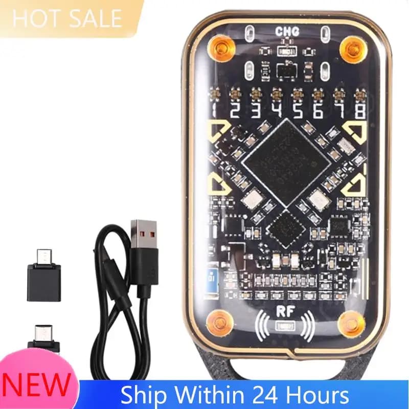 【DISPONIBILE】Emulatore di Smart Card con Lettore di Chip RFID Chameleon Ultra 125Khz 13.56Mhz, Decodifica Carte ID IC, Duplicatore NFC con Funzione di Riavvio