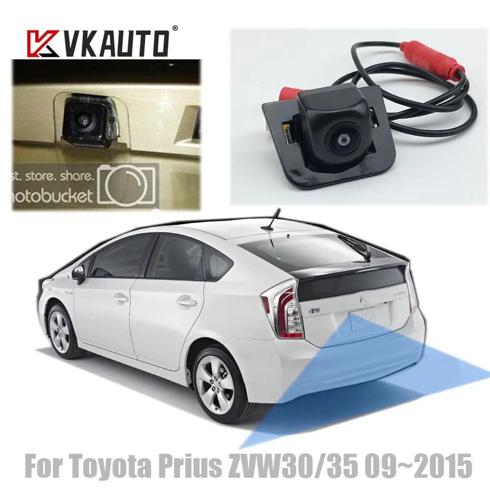 Fish Eye Rear View Camera For Toyota Prius ZVW30/ZVW35 Prius Alpha V 2009~2015 CCD Night Vision Reversing Backup Parking Camera