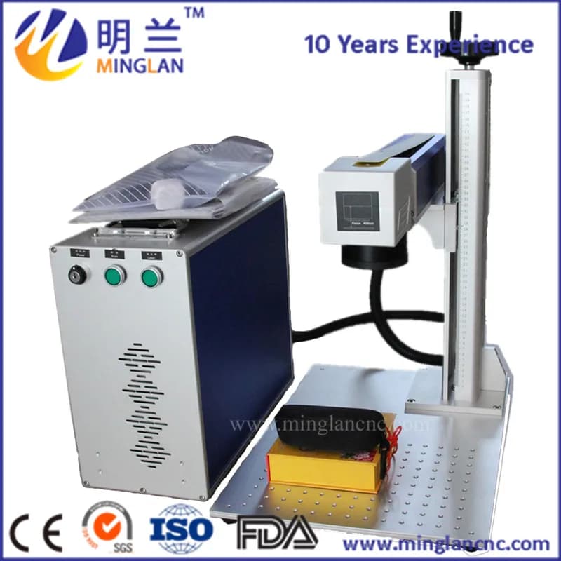 Incisione laser ad alta precisione MAX/RAYCUS/JPT Sorgente laser 20W 30W 50W 100W marcatore stampante laser macchina per marcatura laser