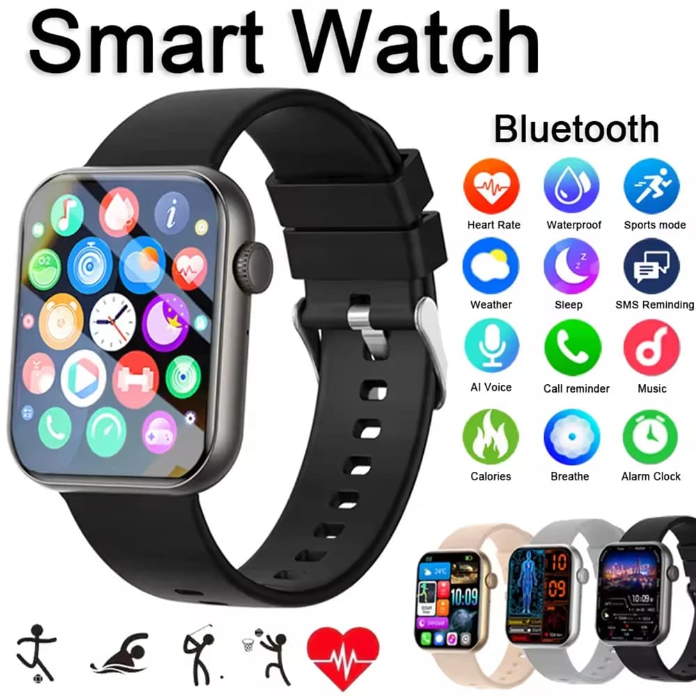 Originale Astuto Della Vigilanza Degli Uomini GPS Tracker Chiamata Senza Fili Fitness Ore Impermeabile Sport Smartwatch per Le Donne Android IOS Telefoni 2025