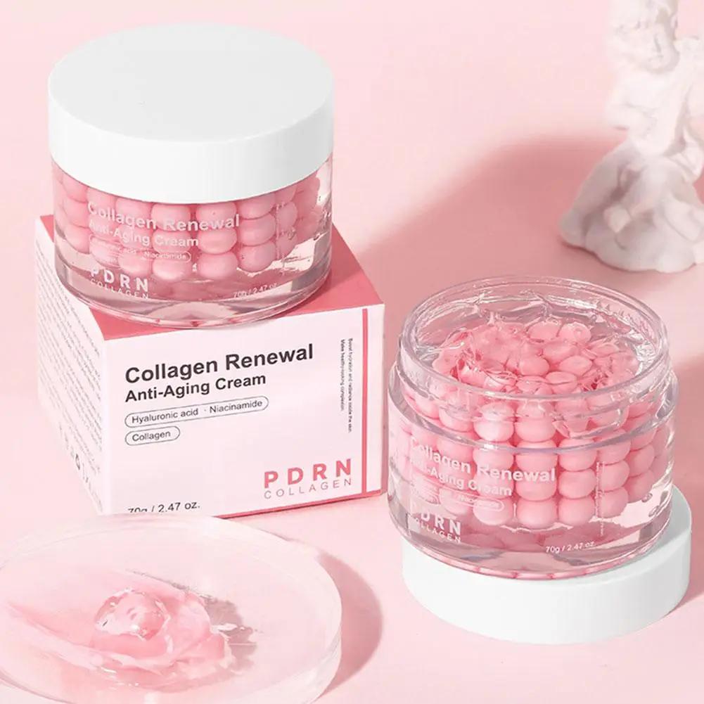 1-3PCS PDRN Peptide Collagen Jelly Cream – Crema idratante anti-età per viso e corpo con acido ialuronico e niacinamide per la cura della pelle delle donne