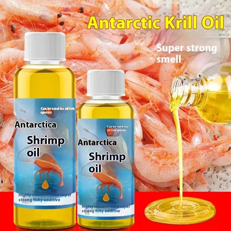 HUA HUA Antarctic Krill Shrimp Oil Flavoring Fishing Pit Silver Carp Attractant Carp High Protein Feed Fishing Wine Attractant