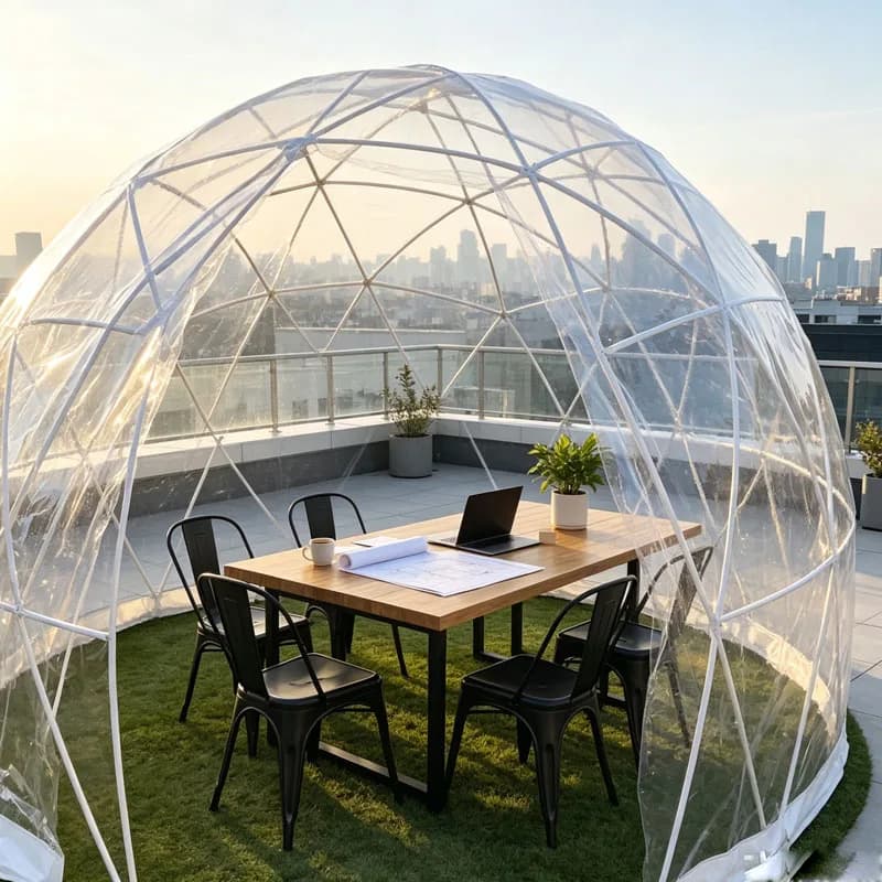 Outdoor Bubble Dome Tent Transparent Luxury Glamping Camping Hotel Resort Garden House Customized