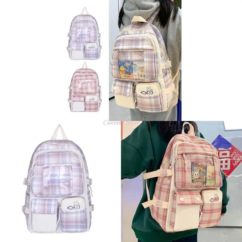 Y1UB Fashion School Backpack BookBag Travel Travel Laptop Backpack Unisex School Borse