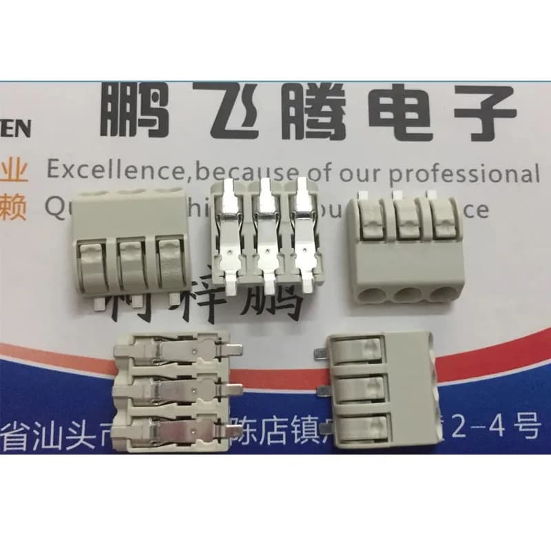 2 pcs/lot imported from germany 3 holes 2060-403 terminals SMD LED strip light connector strip connector strip connector switch
