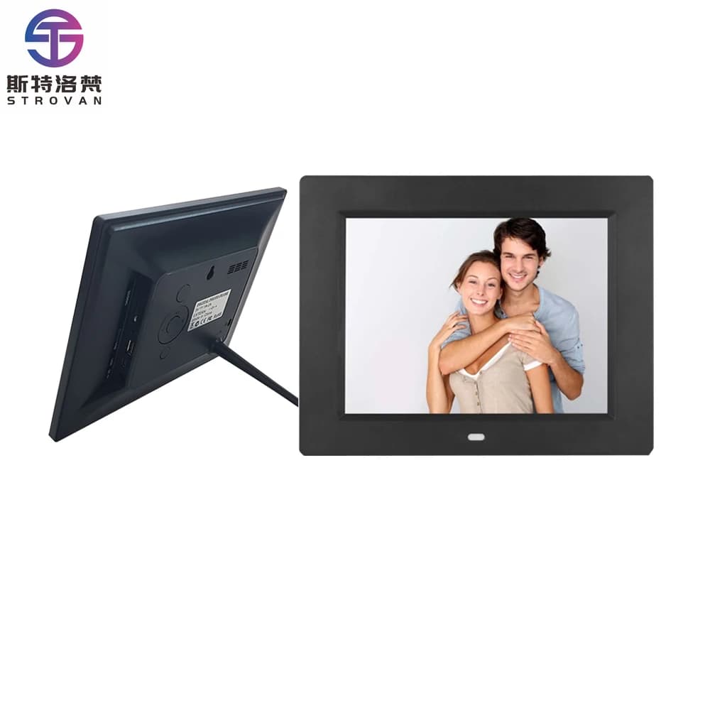 Lettore video con cornice per foto digitale da 7 8 9 10 pollici con supporto per calendario diapositive con telecomando Scheda SD USB