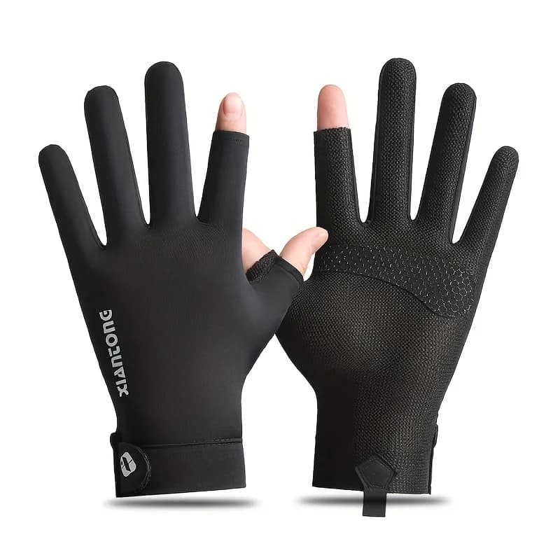 Guanti da pesca in seta di ghiaccio Guanti estivi per protezione solare anti-uv per esterni Touch screen Guanti da guida per equitazione Guanti fitness