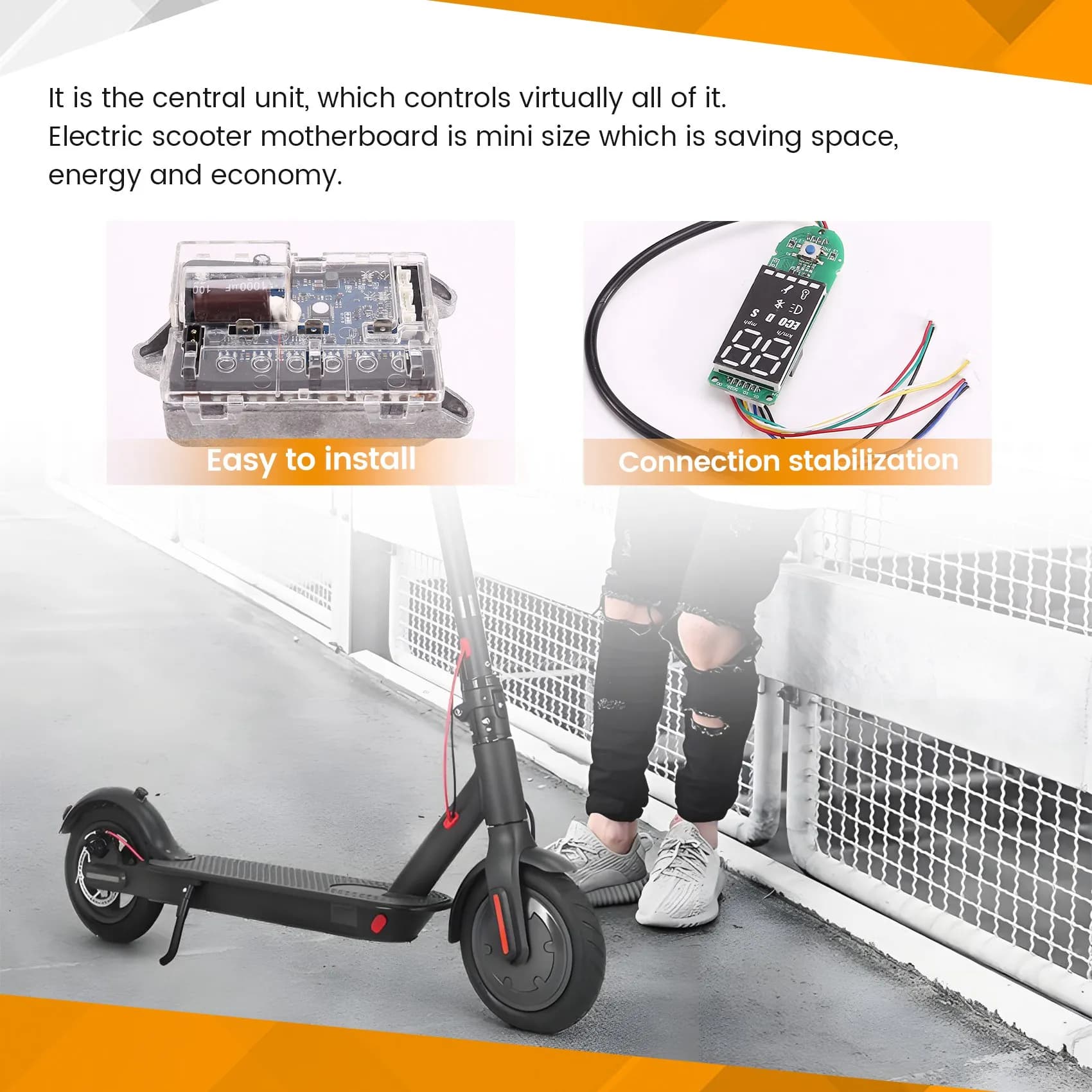 Y67A-Scooter Elettrico Scheda Madre Controller di Alimentazione BT Display Digitale Acceleratore Luce Frontale Per Xiaomi M365 PRO Parte