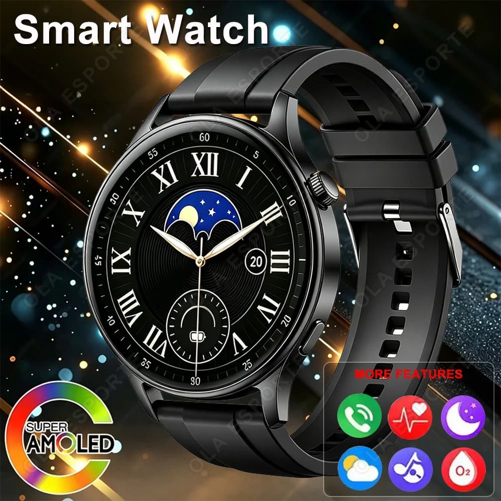 Nuovo Smartwatch 2026 per Uomo e Donna, Schermo Touch Completo da 1,52 Pollici, Impermeabile, Monitoraggio Salute e Sonno, Multifunzione, Modello HW12