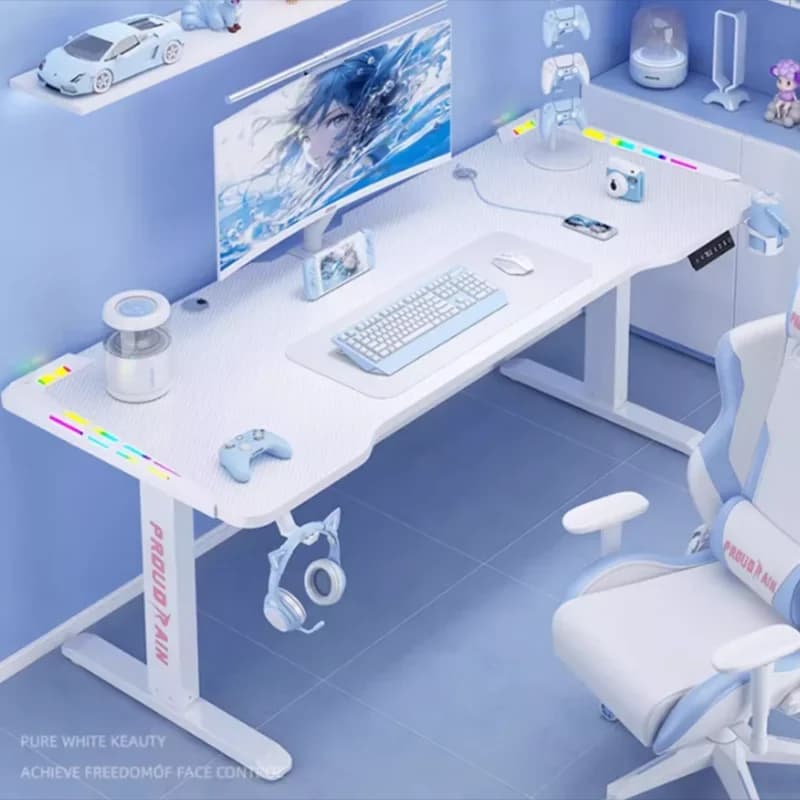 Office Gaming Computer Desks Wall Table Notebook Ergonomic Keyboard Table Mouse Pad Monitor Stand Escritorios Unique Furniture