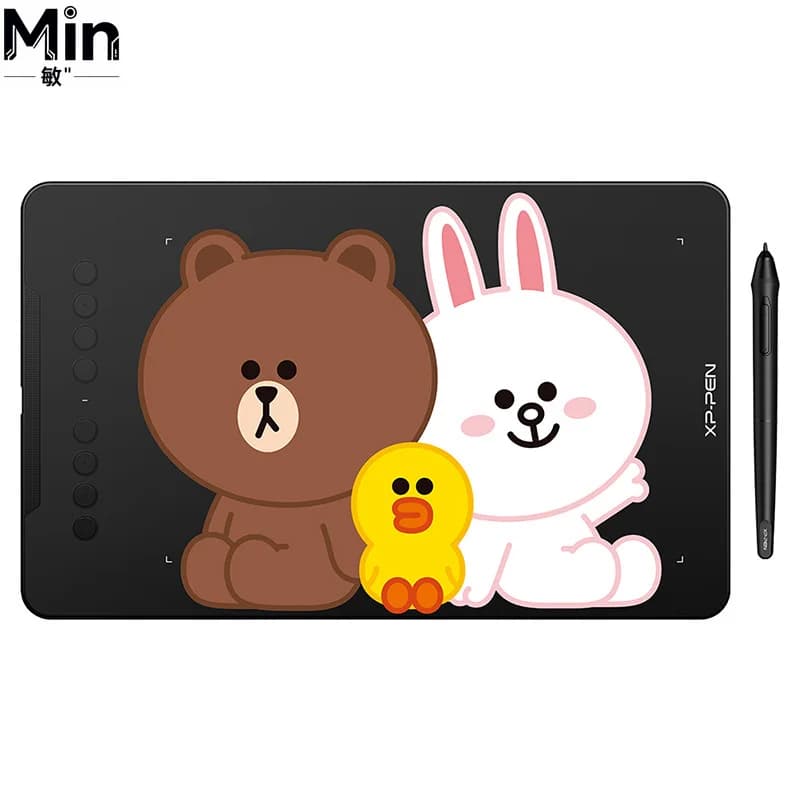 Co Branded Professional Digital Hand Painted Drawing Board Graphics Tablet Supports Mobile Phone Connection for Artist Drawing