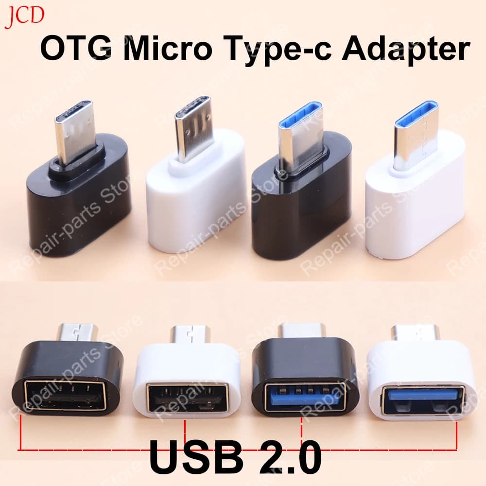 Adattatore da Type-C/Micro a USB per Telefono, Mouse, Tastiera, Chiavetta USB, MacBook Pro, Dispositivi Type-C 2.0, Connettore Dati USB-C Maschio OTG a USB-A Femmina