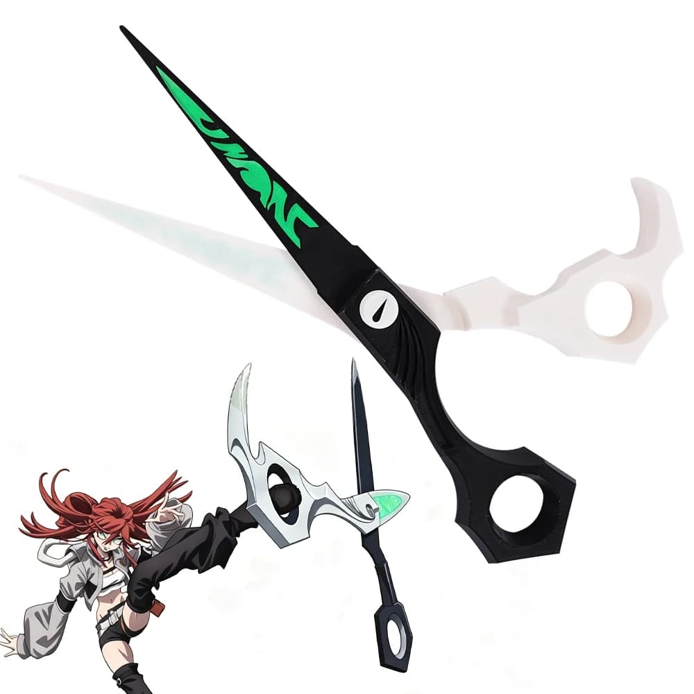 Women Gachiakuta Riyo Reaper Cosplay Scissors Prop Plastic Scissor Weapons Replica Anime Costume Accessory Halloween Carnival