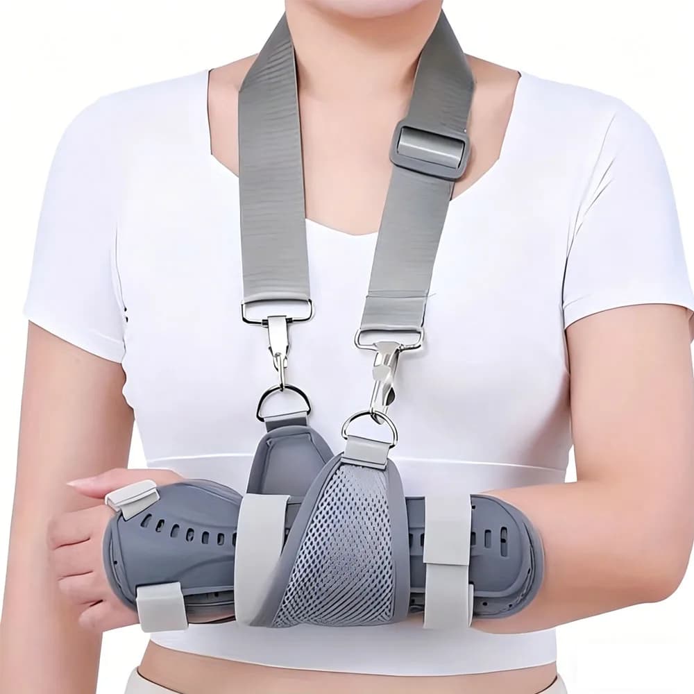 Supporto per Polso Regolabile con Imbottitura Comfort - Tutore per Avambraccio in Poliestere Resistente per Sport, Supporto per Polso Sportivo