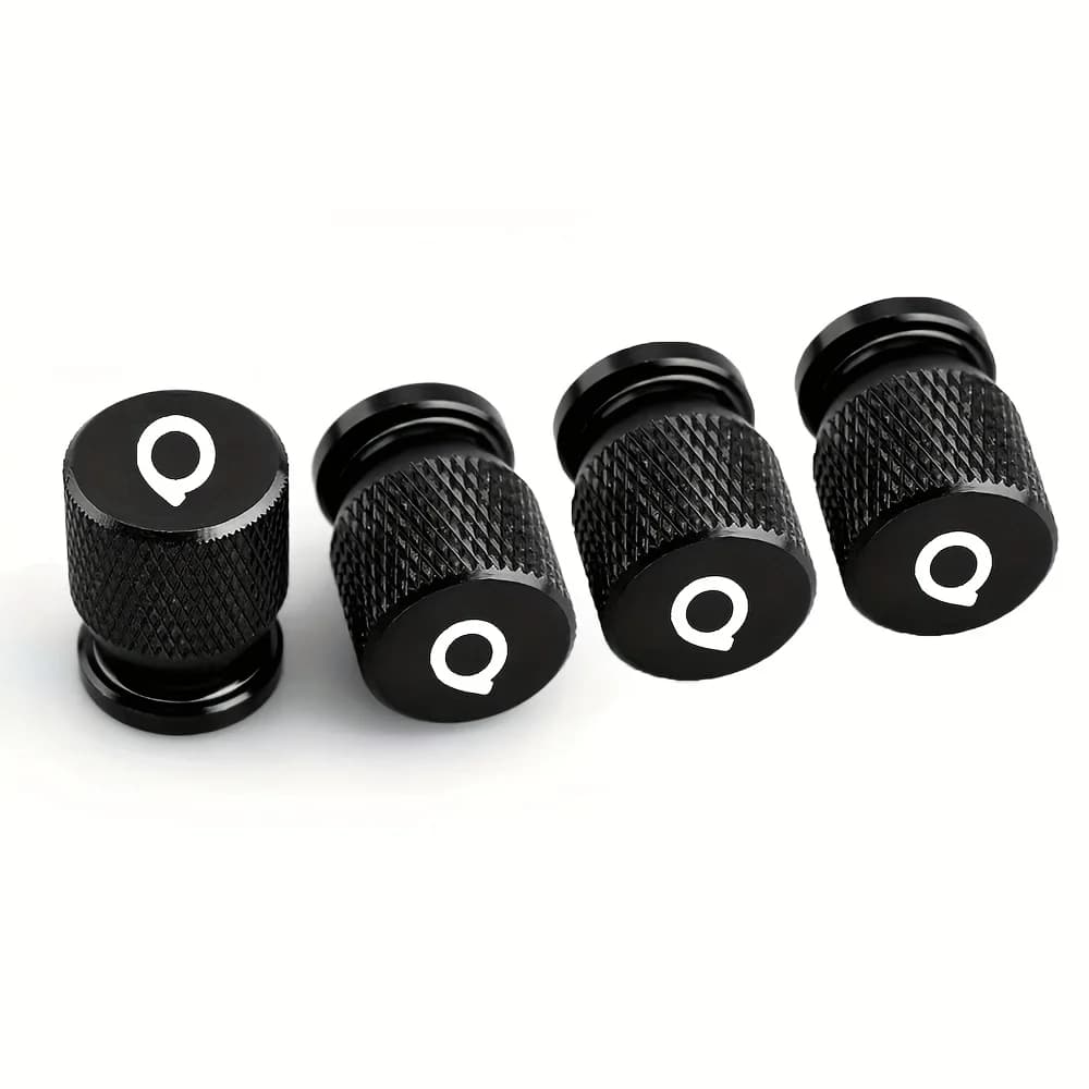 4 pcs Car Rubber Valve Durable Waterproof Dust Covers Suitable Great Wall GWM Poer P11 P12 Cannone Ruman Sucan
