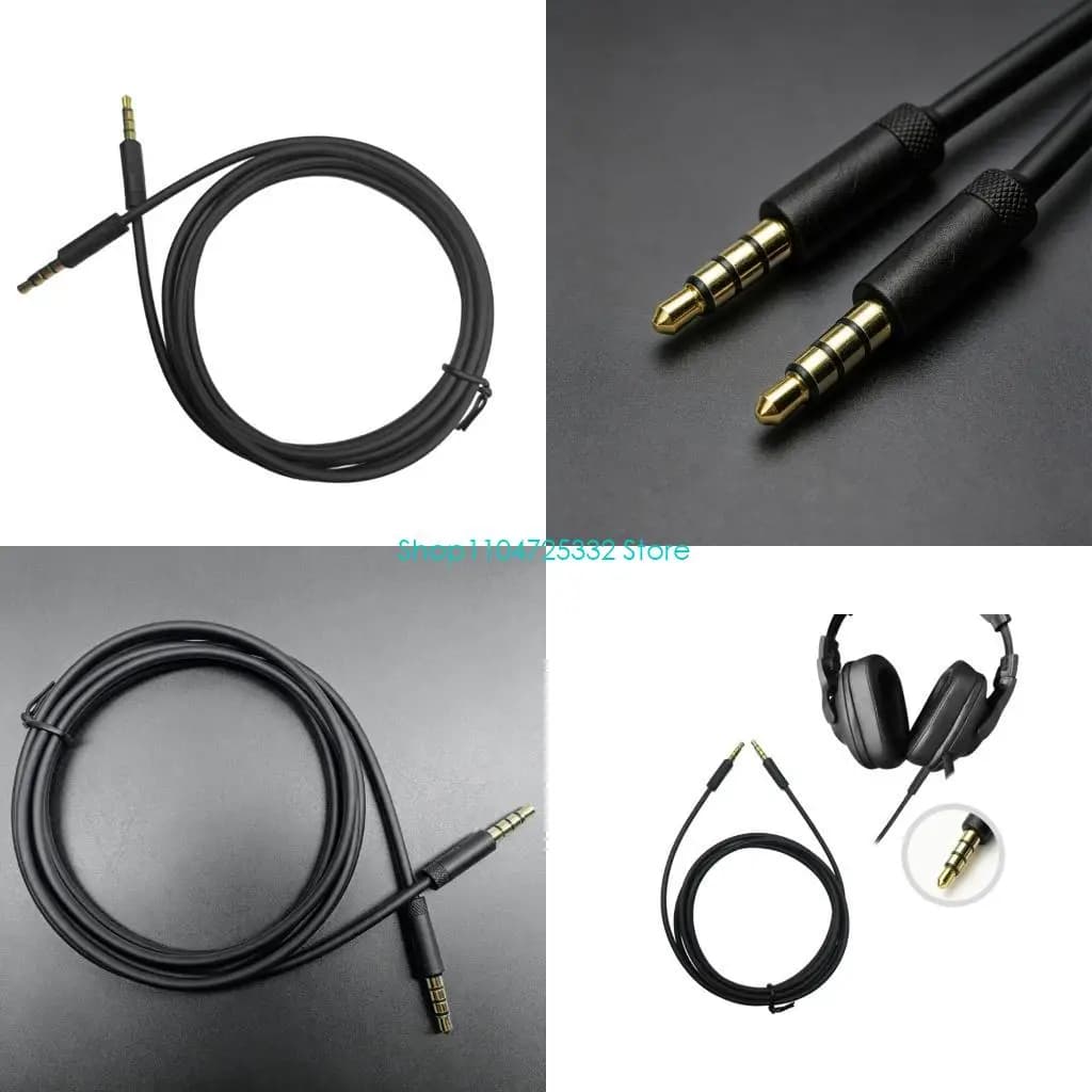 P5EA Cavo per cuffie ricambio da 1,6 m per cuffie GPro Gpro G233 G433 Cavo con maggiore durata e suono chiaro