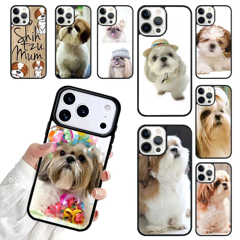 Shih Tzu Shitzu Dog Puppy Phone Case For iPhone 17 16 15 14 13 12 11 Pro Max 17air Shockproof Cover Fundas