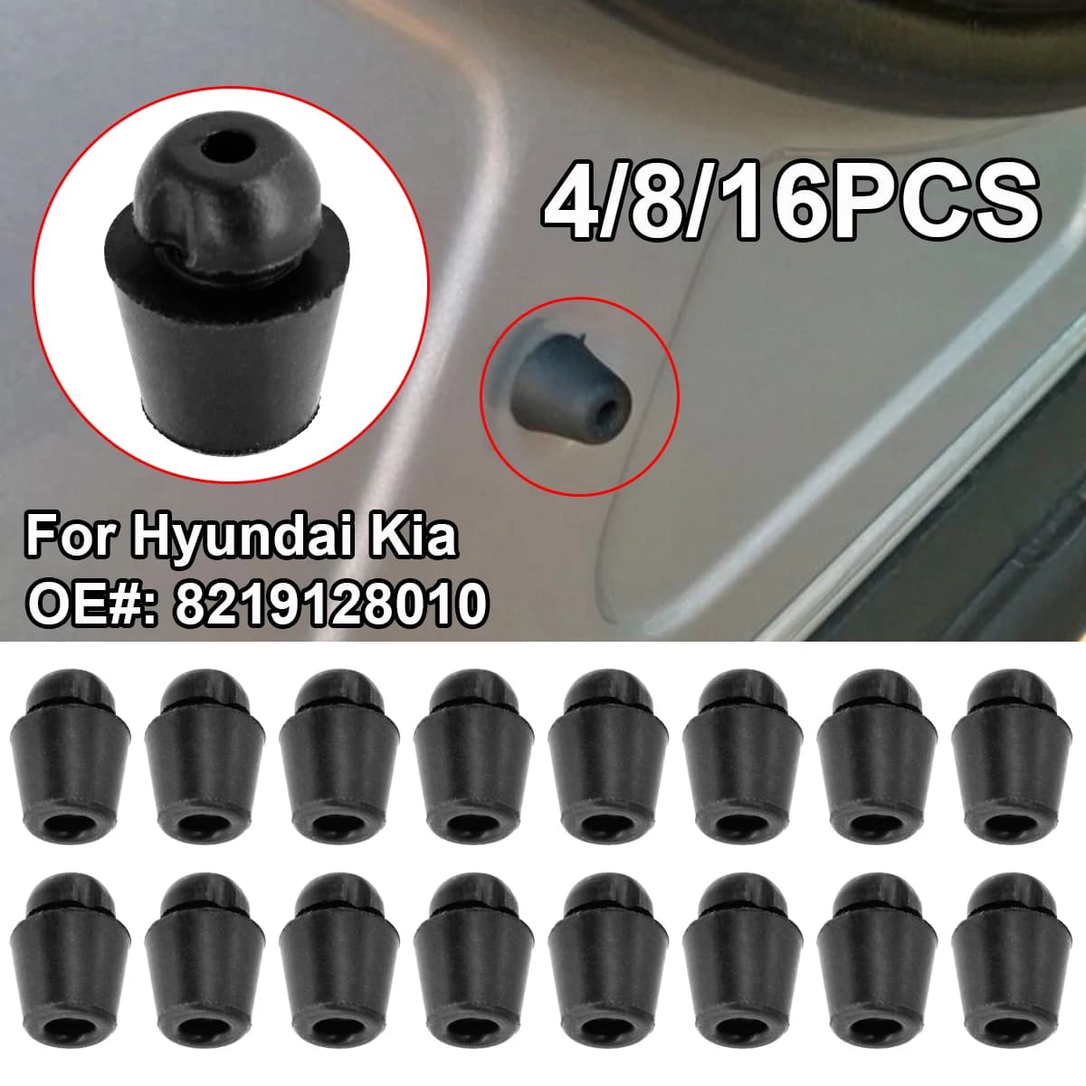 Auto Paraurti Porta Tronco Tappo di Gomma Buffer Cuscino Pad Ammortizzatore Per Hyundai Elantra Sonata ix35 Kia Sportage Ceed Accent Creta