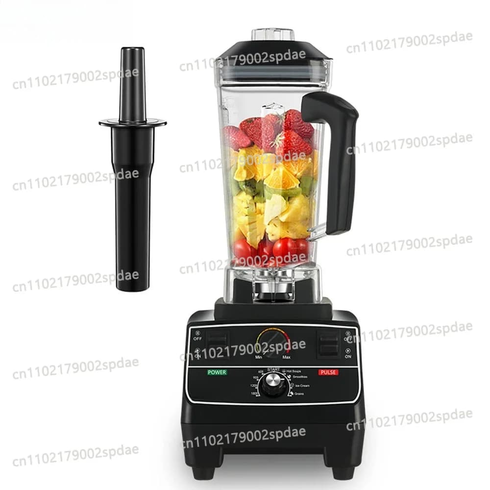 Stable 2L 2200W Electric Food Processing Machine Commercial Household Blender Juicer Ice Smoothie Crushing Machine