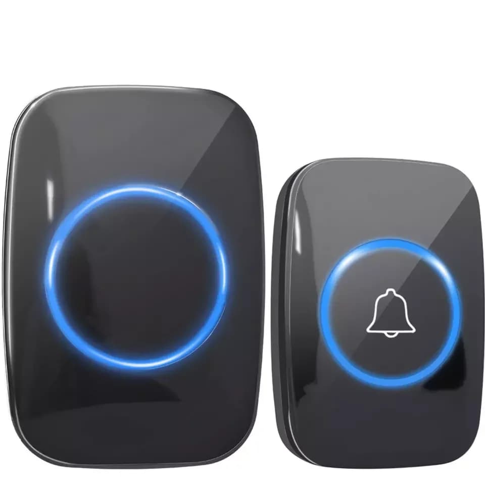 Campanello intelligente senza fili Kit campanello per porte impermeabile Plug-in senza fili Home Office Spina UE UK US